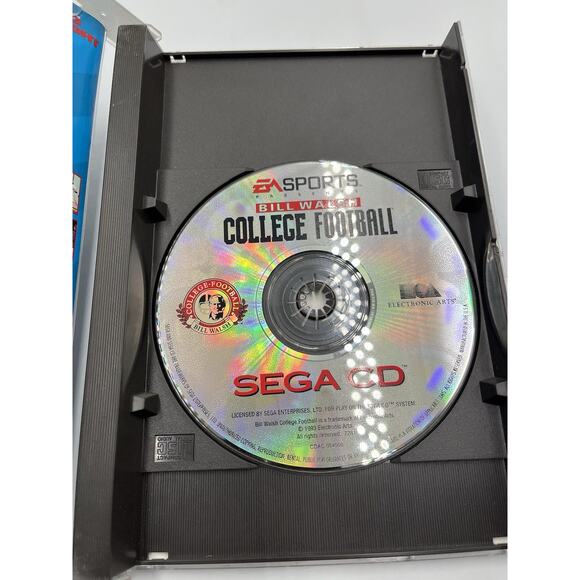 Bill Walsh College Football (Sega CD, 1993) Complete CIB - Picture 6 of 8